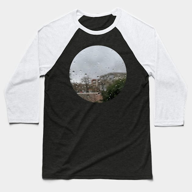 Rain on My Window / Pictures of My Life Baseball T-Shirt by nathalieaynie